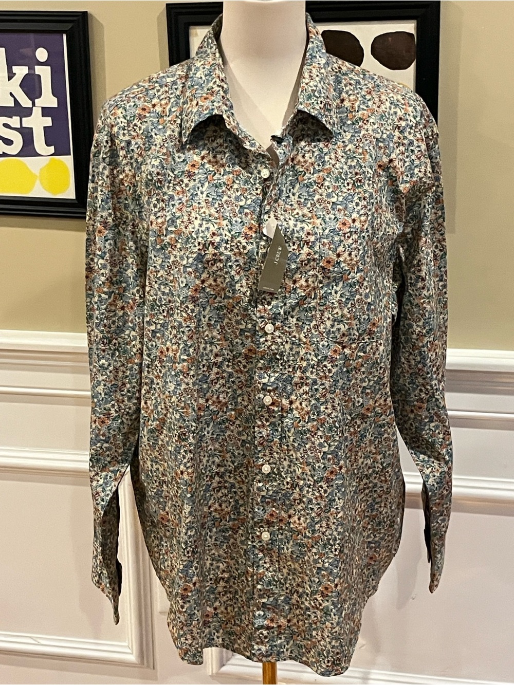 J. Crew Liberty London Print Button-down Shirt - Picture 2 of 10